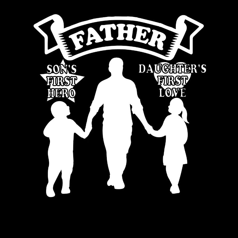 Papa Vatertag Vater Papi Sohn & Tochter Geschenk