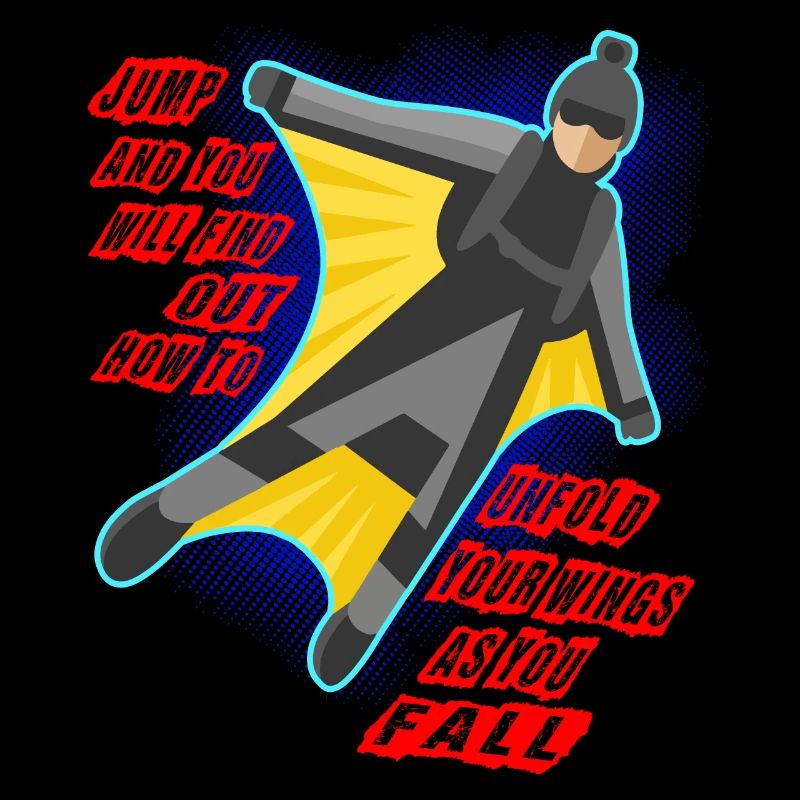 Base Jumping Fallschirm Springen Geschenk