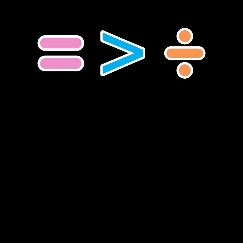 Equal is greater than divided - equality