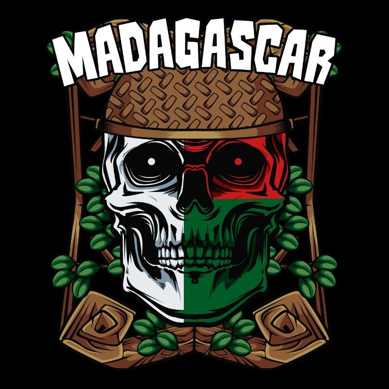 Cool Malagasy skull Madagascar gift