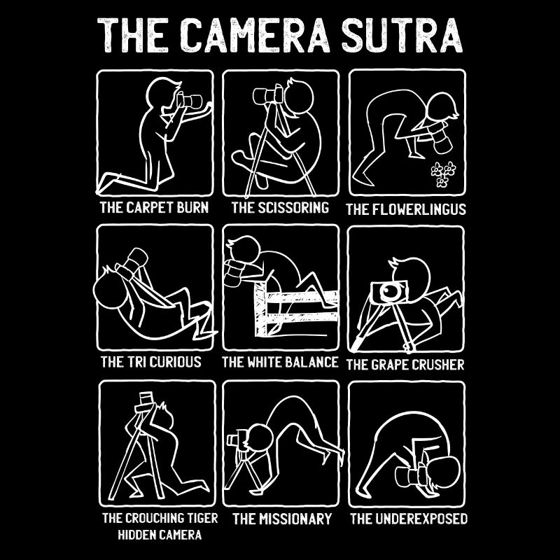 Funny Camera Sutra Gift design