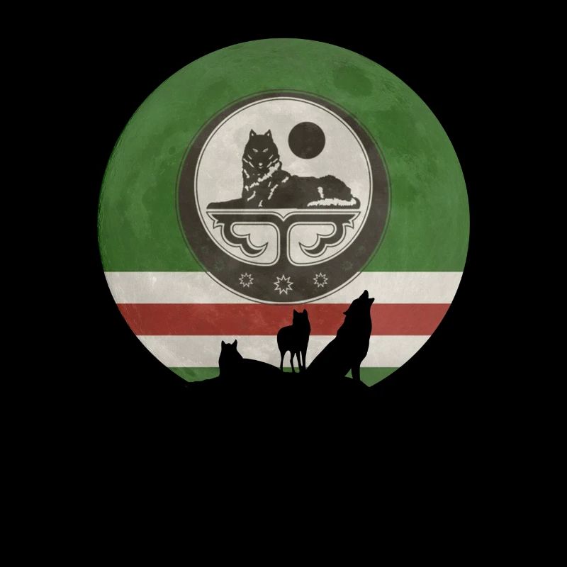 chechnya moon chechen wolf