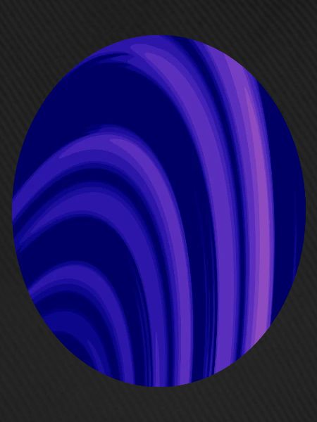 Fractal rings oval