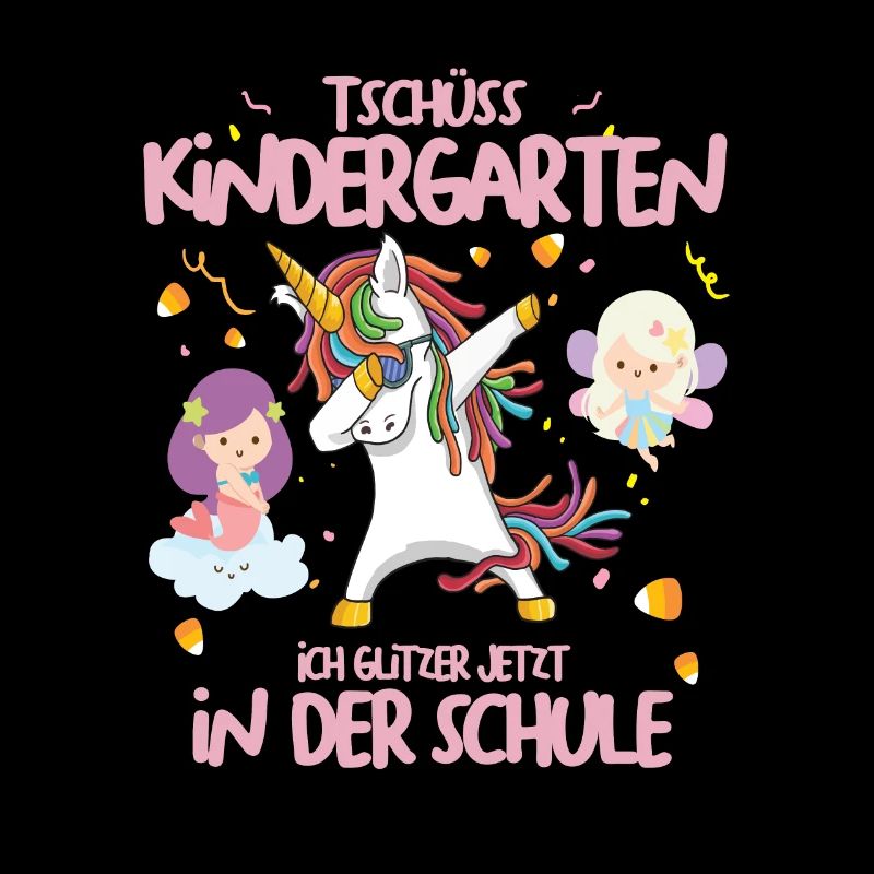 Einschulung Dabbing Einhorn Feen Cooles Geschenk