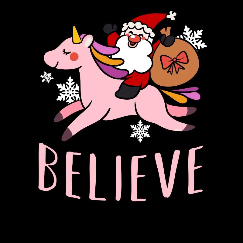 Einhorn Weihnachtsmann Einhörner