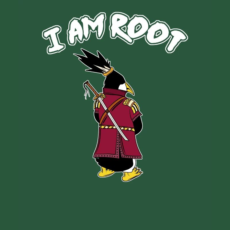 Linux Pingouin I Am Root Geeks Geeks Nerd Computer Ninja