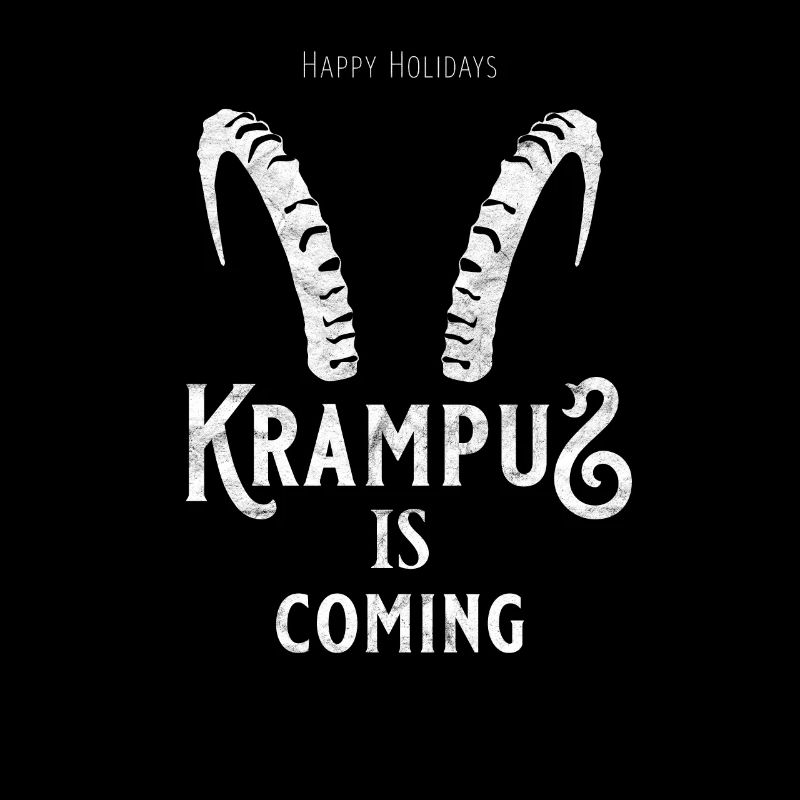Dämonische Hörner Der Krampus Horror Geschenk