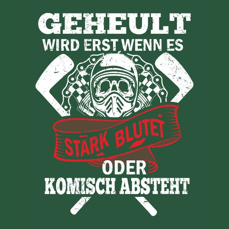 Geheult wird erst wenn es stark blutet oder