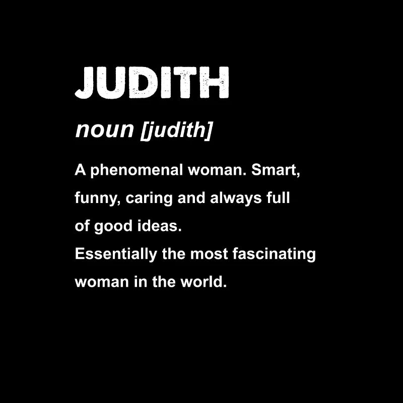 Judith Name Geschenkdesign