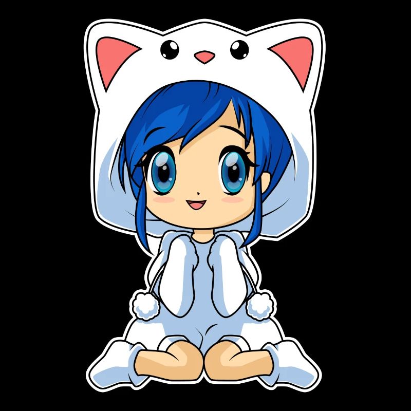 Anime Chibi Mädchen