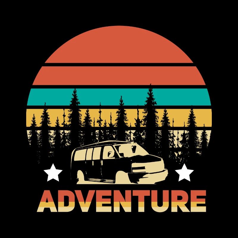 Retro Campervan Geschenk I Van Camping Bus