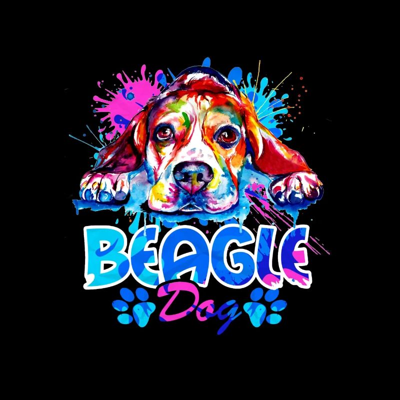 Beagle-Hund bunt