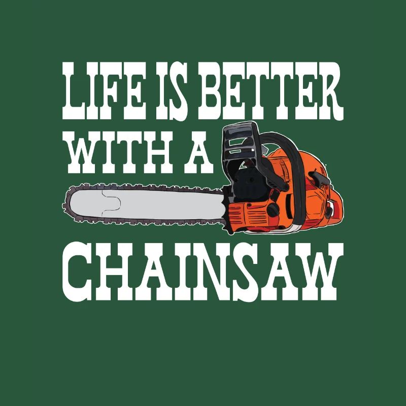 Funny lumberjack chainsaw chainsaw forest worker