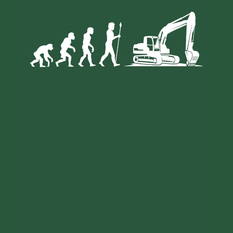 Evolution excavator operator excavator