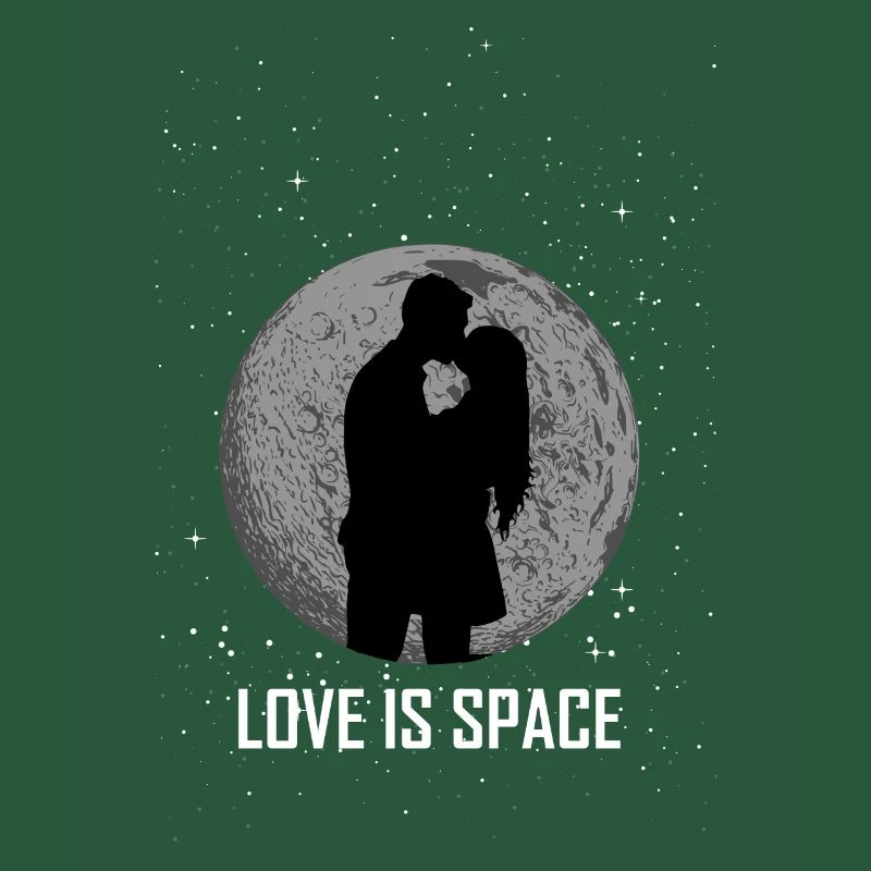 LOVE IS SPACE outer space valentine gift