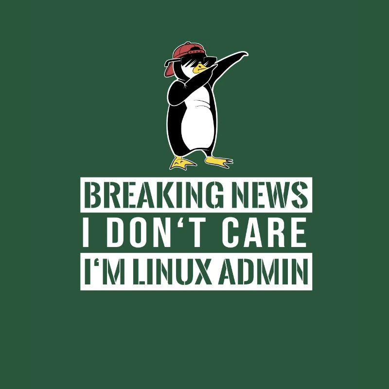 IT nerd Linux Linux penguin geek software engineer