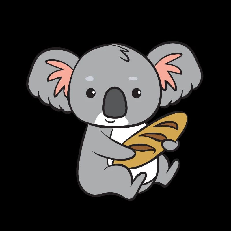 Koala - with bread