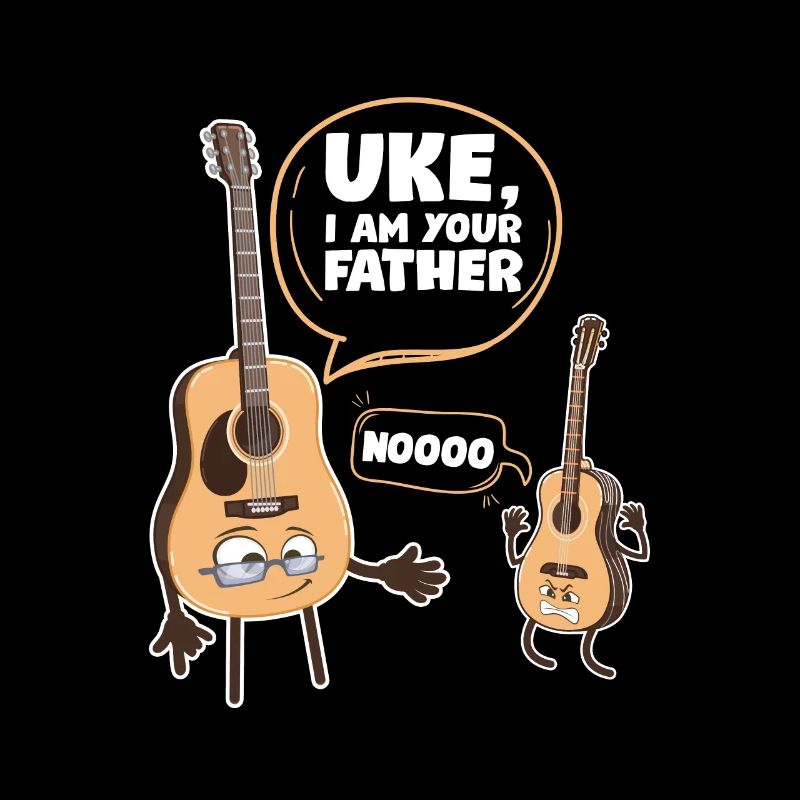 Uke I Am Your Father Geschenk Gitarrist