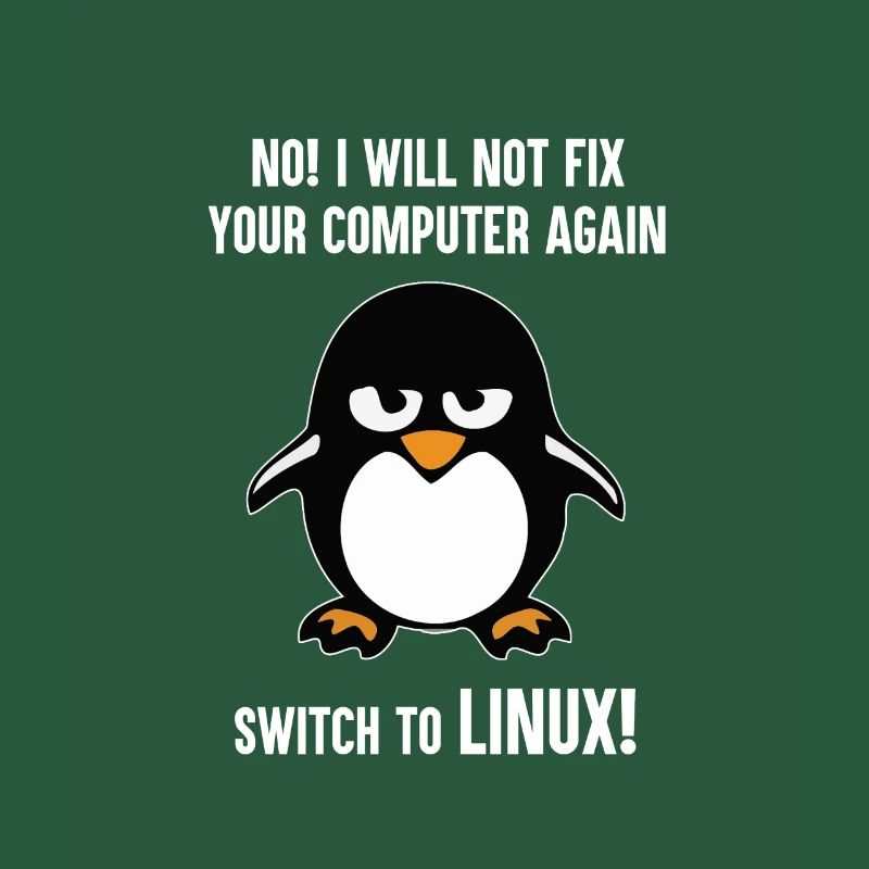 Programmieren Informatik Geschenk · Linux