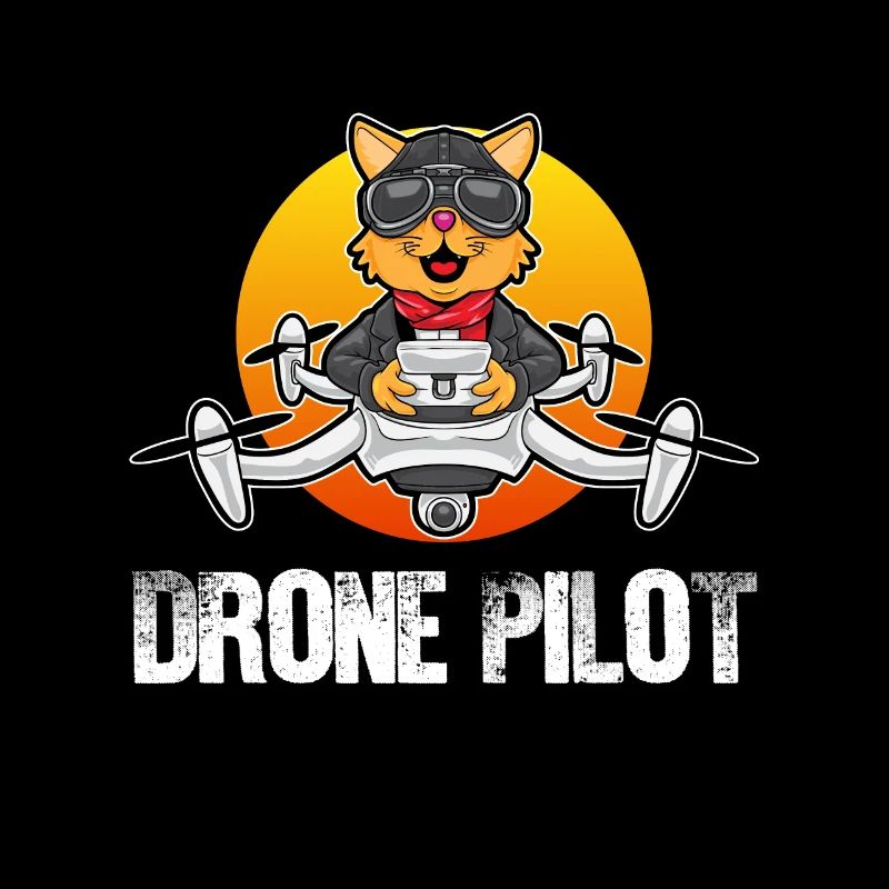 Drone cat multicopter quadricopter fun gift