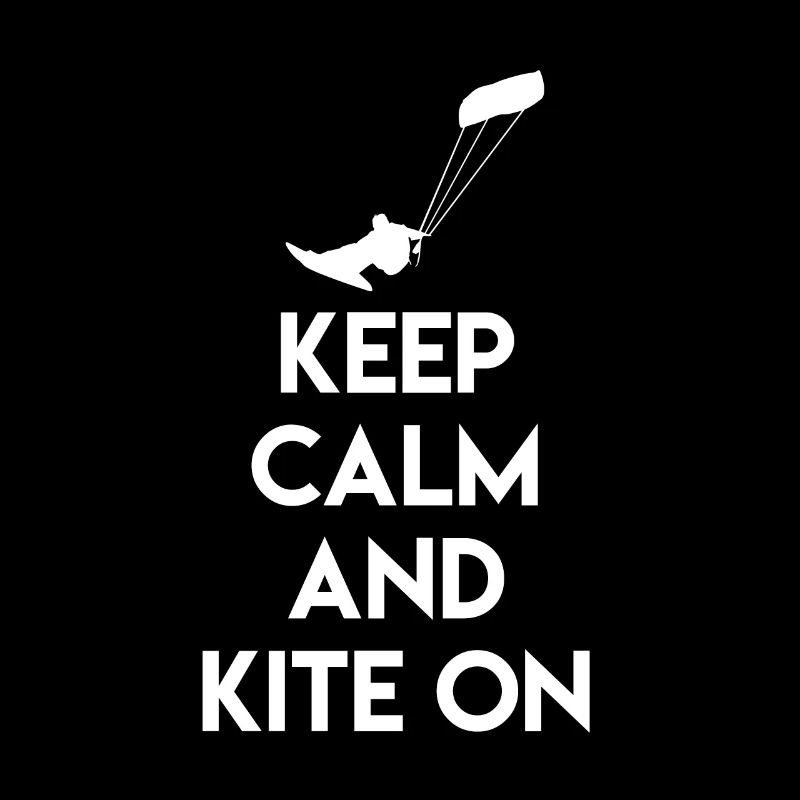 Keep Calm And Kite On Kiten Kite Surfer Gift