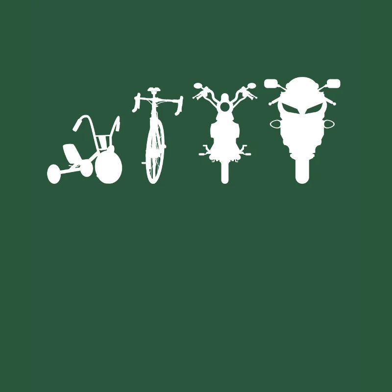 Motorrad Evolution Motorradfahrer Roller Geschenk