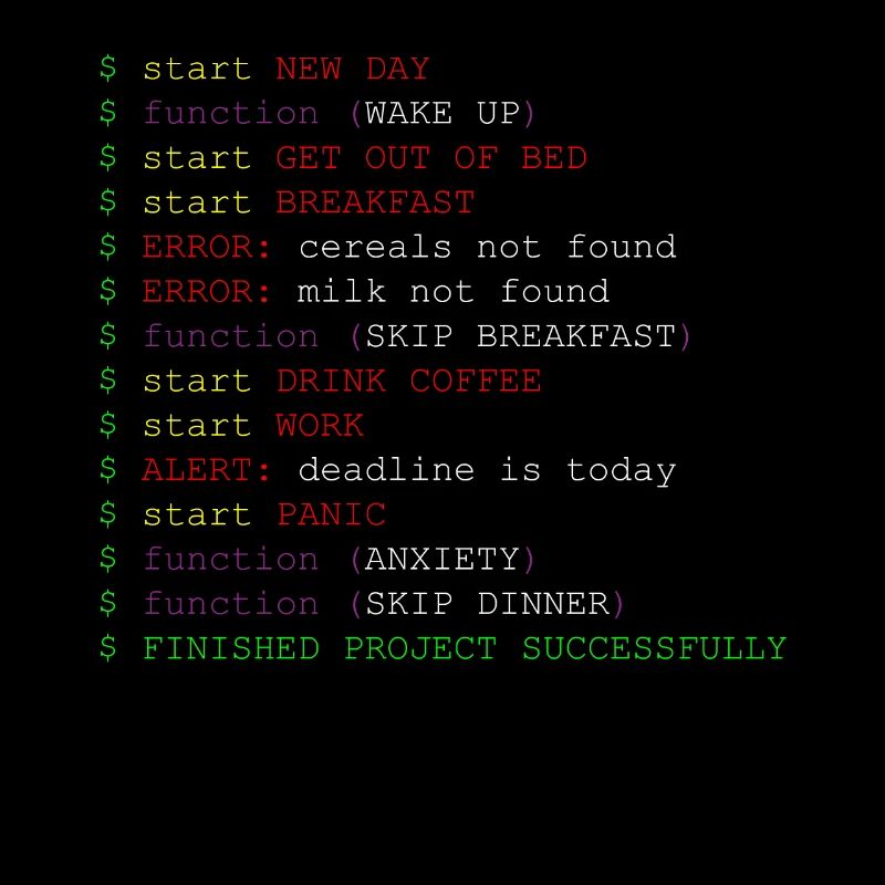 Programmer joke code function method