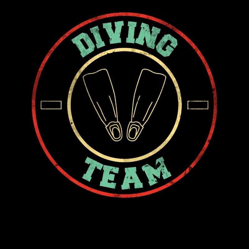 Diving Team Taucher Mannschaft Geschenk