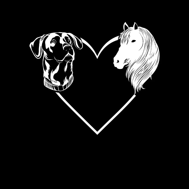 Pferd Hund Liebe