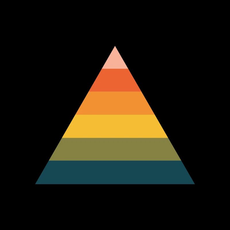 Pyramide arc-en-ciel