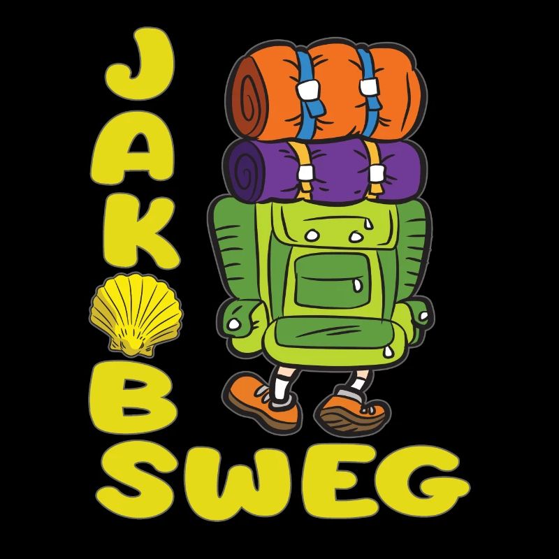 JAKOBSWEG hiker pilgrim trip pilgrim shell