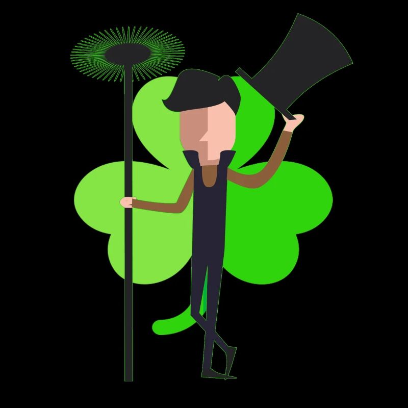 Chimney sweep shamrock