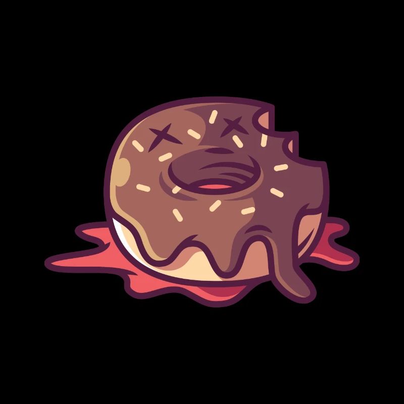 Toter Donut, geschenk lecker gebäck süßigkeiten