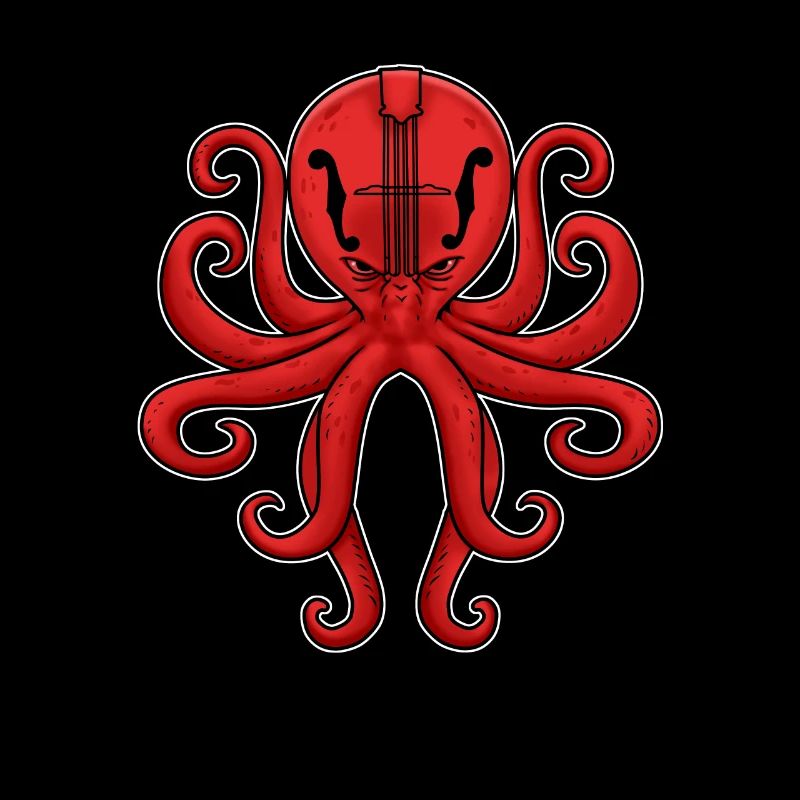Mandoline Bluegrass Gift Mandoline Octopus
