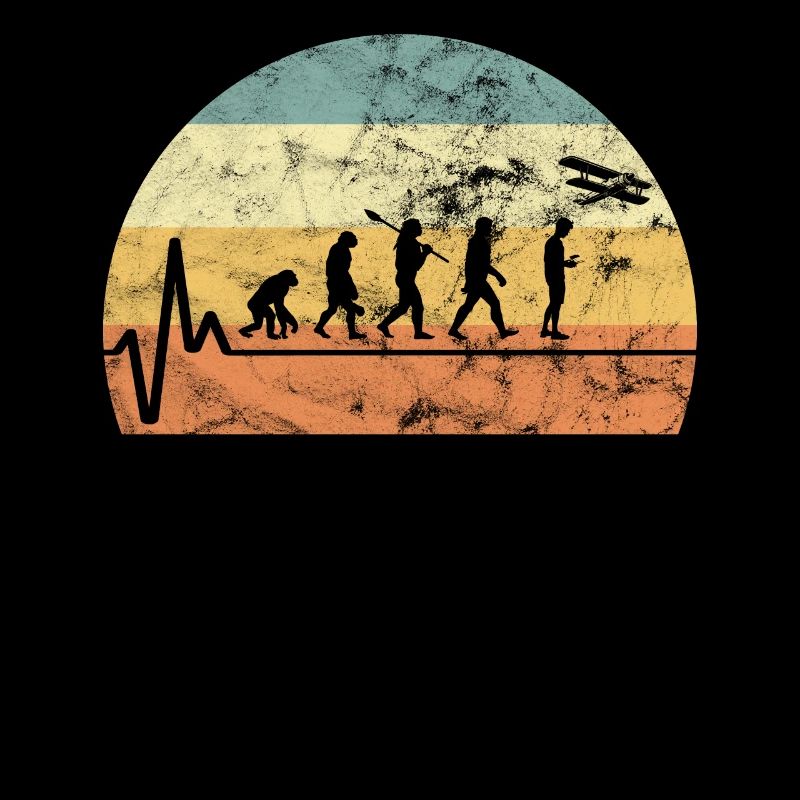 Evolution Modellflug Retro Vintage Modellflieger D