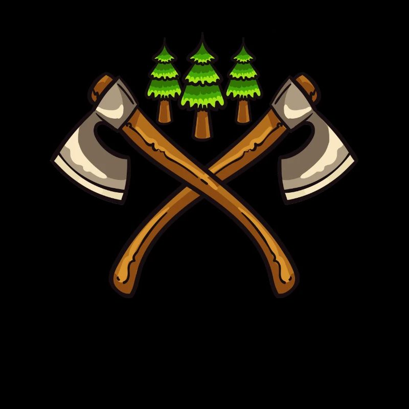 Forêt de bûcherons forestier