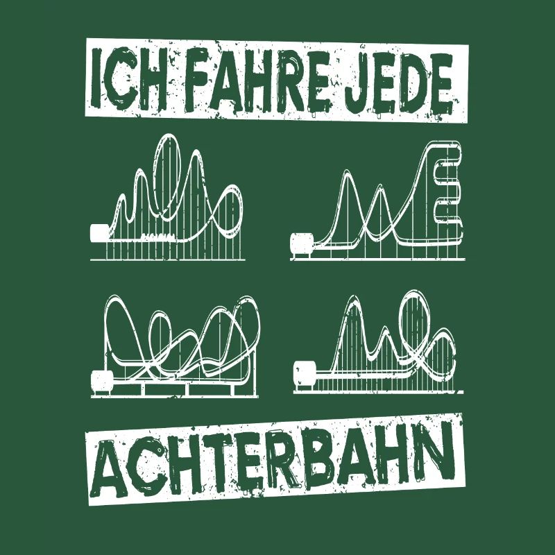 Achterbahn Rollercoaster Freizeitpark Geschenkidee