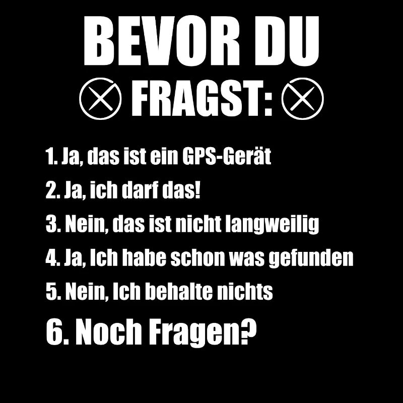 Geocaching Geocacher GPS Geschenk