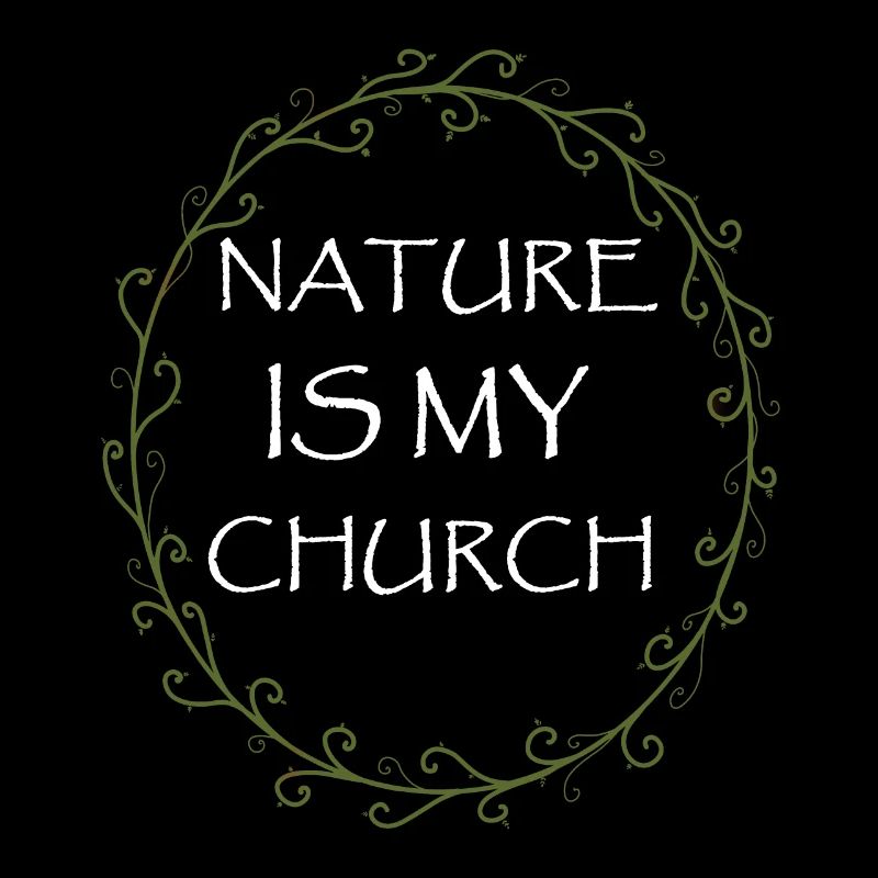 La nature est mon église Wicca Païenne