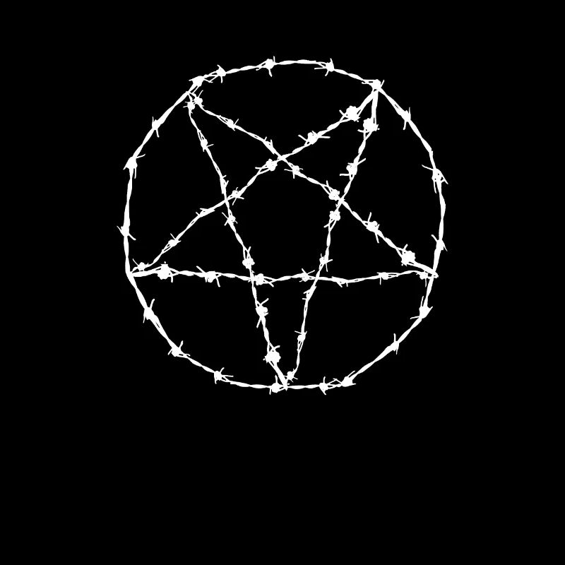 Pentagram stacheldraht Geschenkidee