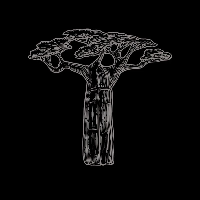 Baobab Bäume Liebhaber Geschenk Afrika Grafik