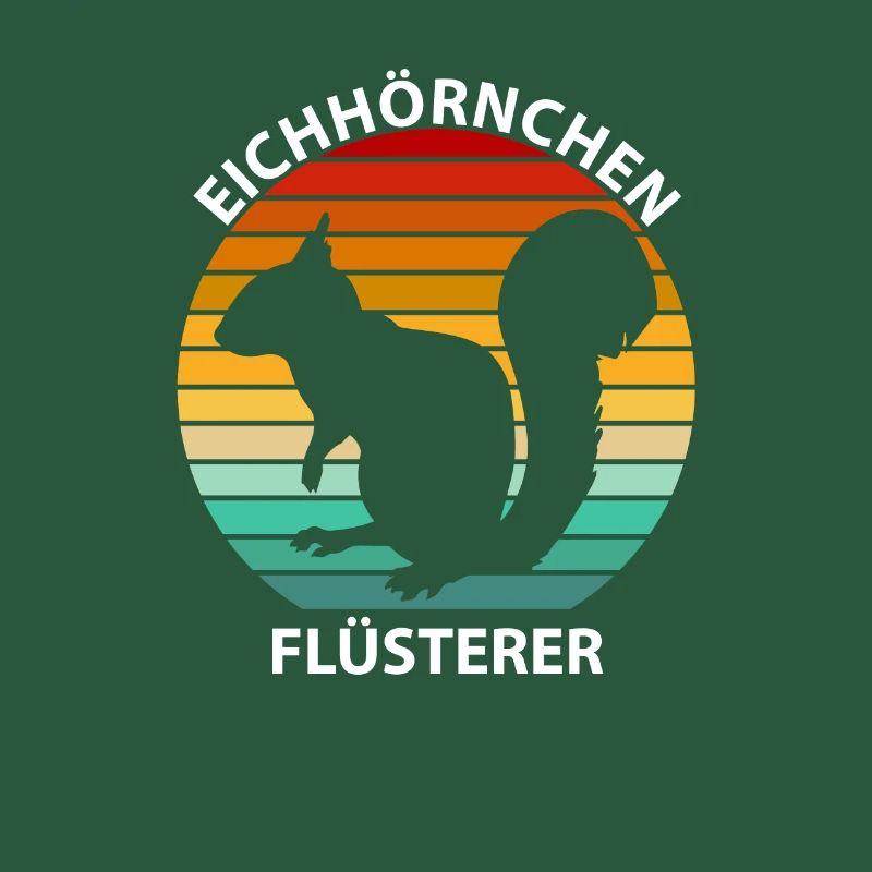 Eichhörnchen Flüsterer Eichkätzchen Squirrel Retro