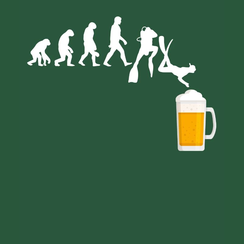 Plongeur Evolution bière Plongée Plongée Profonde Alcool