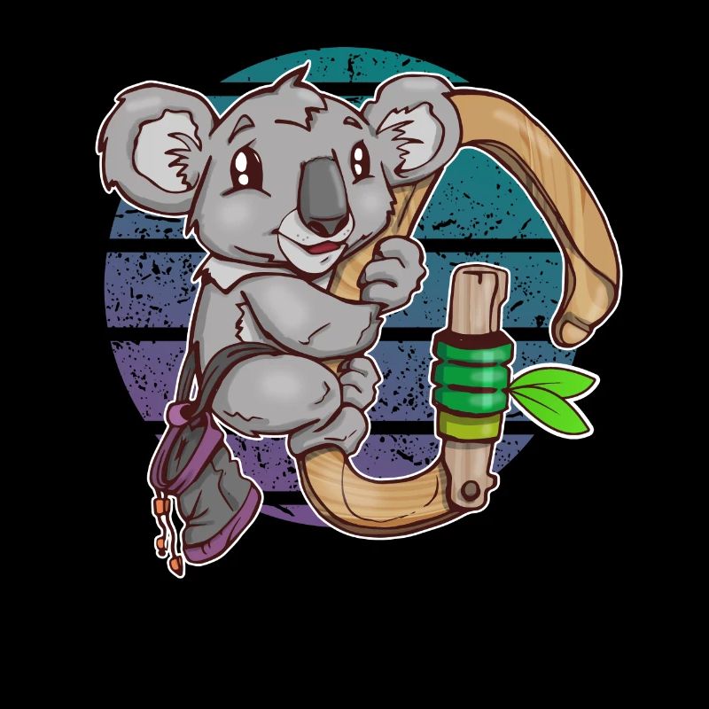 climbing koala bouldering