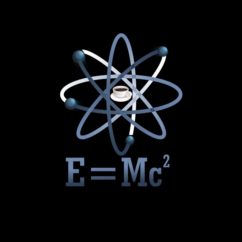 E = MC2 - Élément d'atome de café