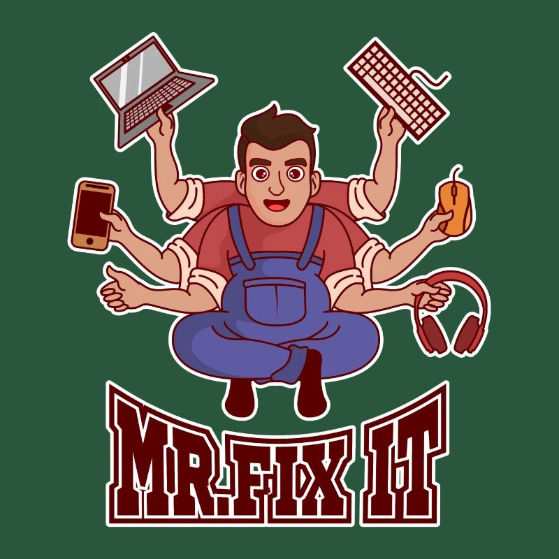 Mr. Fix IT Admin IT Specialist Sysadmin
