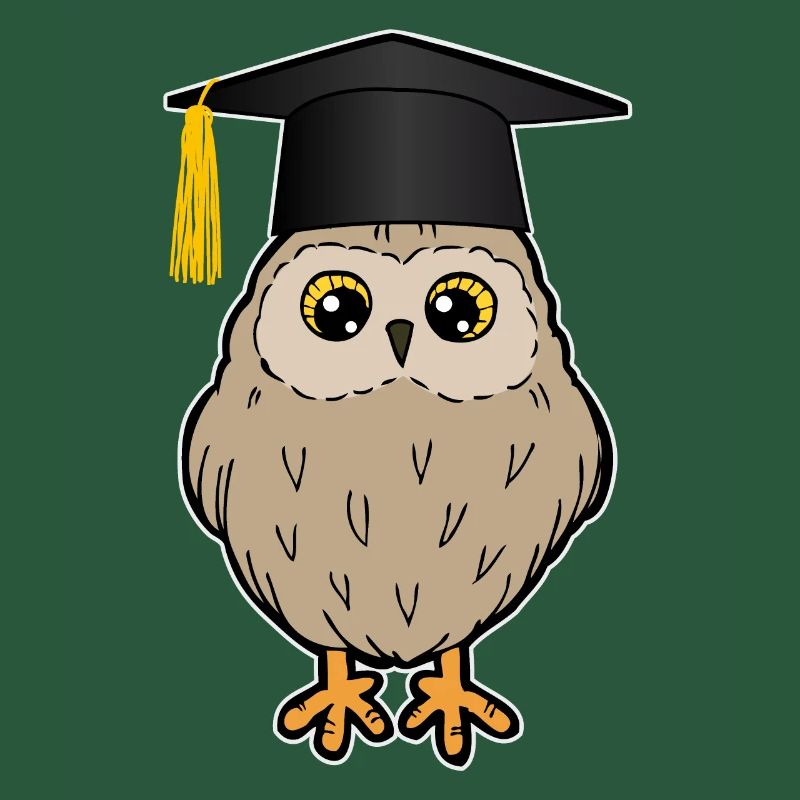 Bachelor Master Studium Abschluss Eule Lustig