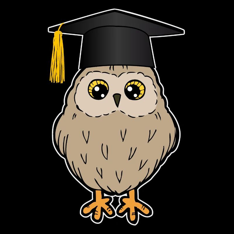 Bachelor Master Studium Abschluss Eule Lustig