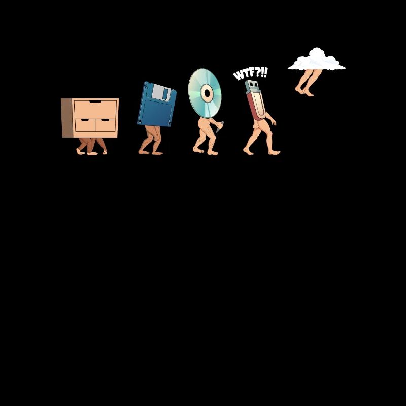 Cloud Computing Evolution - Idée cadeau pour Nerd