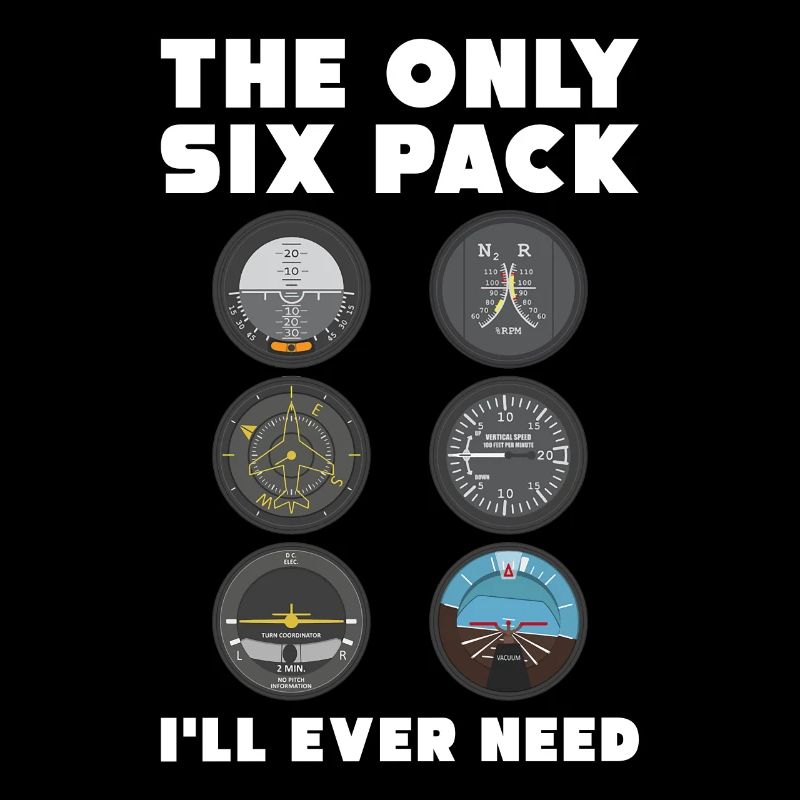 The only six pack i will ever need cockpit pilot
